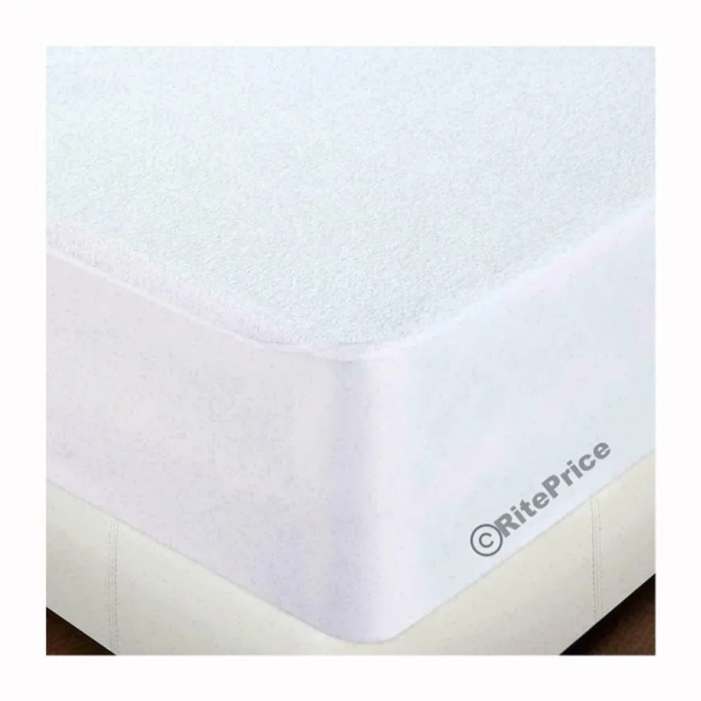 Vinyl Mattress Protector-Waterproof & Dust Mite Proof Durable Cover- King Size